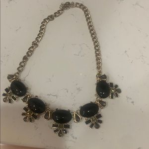J crew black and gold choker